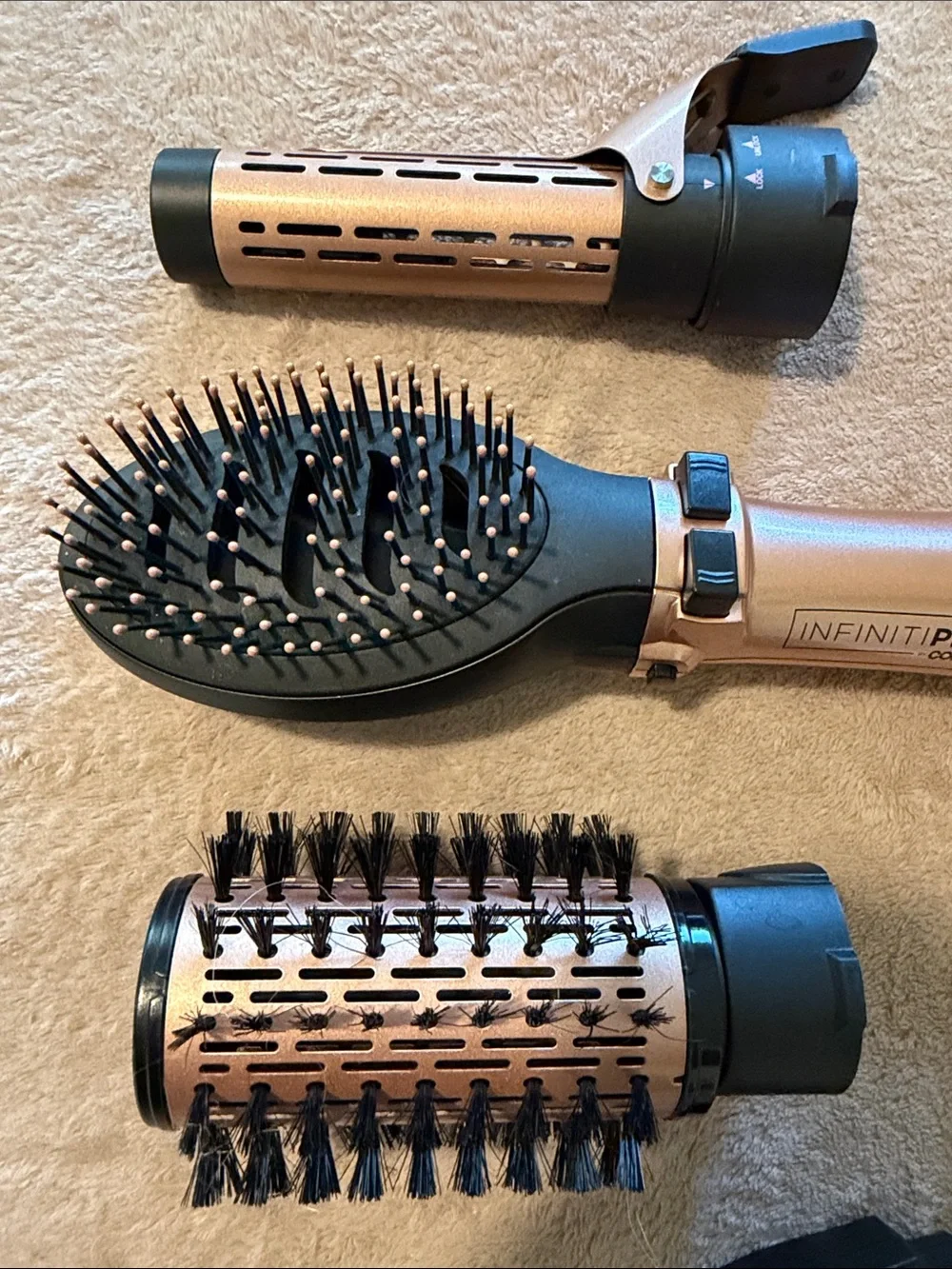 INFINITIPRO by CONAIR Hot Air Brush - Rose Gold